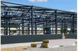 China Multi Storey Steel Structure Industrial Warehouse , Prefabricated Steel Structure Factory supplier