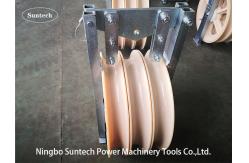 China 660X110mm Pilot Wire Bundled Conductor Stringing Blocks For Transmission Line supplier