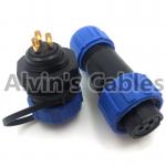 SP13 Series Aviation Connector , Waterproof Electrical Connectors Copper Conductor for sale