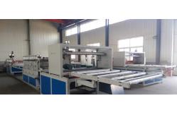 China WPC Construction Template Making Machine , Wpc Production Line / Extruder supplier