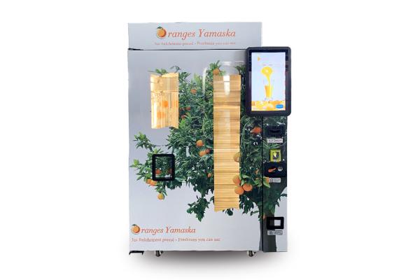 12OZ Orange Automatic Cleaning Cold Beverage Vending Machine