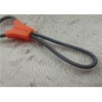 Debossed Logo Irregular Shape Rope Rubber Zipper Puller For Mountain Climbing Bags