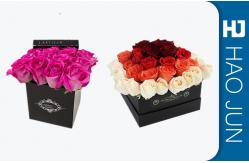 China Rectangle Cardboard Flower Delivery Boxes For Florist , Screen / Offset Printing supplier