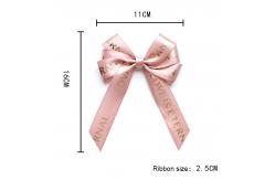 China 196 colors Customized Printed logo Satin Ribbon Gift Ribbon Bow supplier