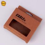 Wholesale Logo Customized Hanging Electronic Products Usb Data Cable Retail Packaging Paper Box for sale