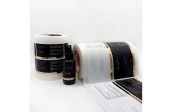 China Custom Packaging Labels Plastic Bottle Labels For Essential Oil Serum supplier