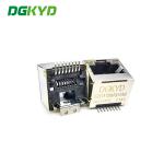 DGKYD52D1188AB1A6SB1075 RJ45 Network Port Connector LCP 1X1 8P8C G/FU Smt With Light for sale