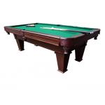 8FT Pool Game Table wood billiard table with wool blend felt leather pocket for sale