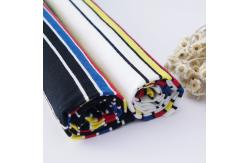 China High Quality And Stylish Healthy Breathable Striped Knit Fabric For T-Shirt supplier