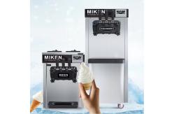 China customized Commercial Soft Ice Cream Maker 2+1 Flavors Ice Cream Machine supplier