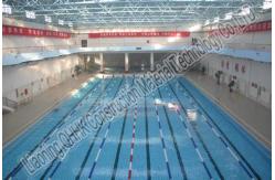 China Low Carbon Prefabricated Steel Structures Steel Bolt Ball Structure Frame Swimming Pool supplier