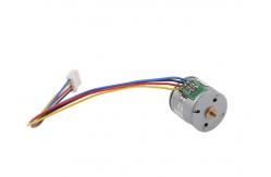 China Bipolar Drive 20mm Permanent Magnet Stepper Motor 24V With Metal Gears RoHS supplier