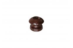 China Brown Color ANSI Class 25kV Shackle Insulators supplier