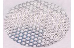 China 250mm Perforated Metal Mesh High Precision Circle Hexagon Grille supplier