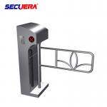 Smart Speed Pedestrian Control Electronic Flap Barrier Gate Glass Turnstiles for sale