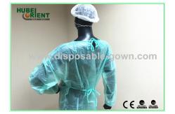 China Single Use Medical SMS Isolation Gown With Long Sleeves supplier