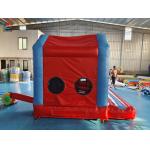 Manufacturer Custom Color Splicing Inflatable Elastic House Trampoline