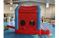 China Manufacturer Custom Color Splicing Inflatable Elastic House Trampoline supplier