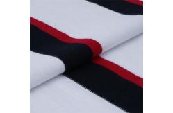 China Environmentally Skin-Friendly And Natural Striped Knit Fabric For T-Shirt supplier
