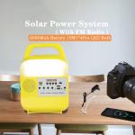 Outdoor Camping 3W LED Solar Lighting System Audio Solar Home System Kit for sale