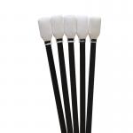 Dust free square rectangle head cleanroom cleaning sponge foam tip swab stick  for optical equipment for sale
