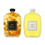 Smooth Round Screw Glass Beverage Bottle Thick Wall Material Ins Style for sale