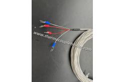 China RTD Temperature Sensor PT100 Probe 2.0mm Diameter X 3 Meters Length supplier