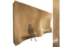 China Perforated Mesh Aluminium Ceiling Panel Suspended Felt Strips Linear supplier