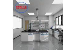 China Customized Made Blue Full Steel Chemistry Lab Table DTC 16-INCH THREE SECTION supplier