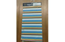 China Knit Tightly And Breathable And  Elastic Striped Material Fabric For T-Shirt supplier