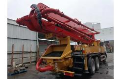 China Shacman 37m Concrete Line Pump Truck Maximum Output 60-100 M3/H supplier