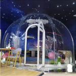 Waterproof Clear Plastic Igloo Tent Diameter 4m See Through Dome Tent for sale