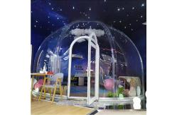 China Aluminium Large Bubble Tent Noise Reduction Clear Plastic Igloo Tent supplier