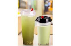 China Eco Friendly Cold Drink Cups , Disposable Juice Glasses With Lid 20oz Pp supplier