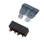 Medium ATS Blade Fuse Holders 32V 20A Automotive With Brass Terminals