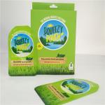 BPA Free Reusable Squeeze Packaging Double Zipper Liquid Bag With Paper Box for sale