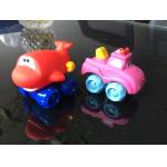 Vinyl Pushing Inertia Vehicle Toys Custom Pull-back racer car toys Pullback truck vinyl toy for sale