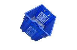 China 600*400mm Vegetable Plastic Crates Stackable 2000g Sturdy Bottom Base supplier