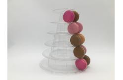 China Disposable Plastic 10 Tier Macaron Tower For Cake supplier