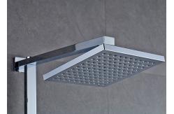 China Brass Chrome Wall Mounted Rain Shower System ROVATE With Rainfall Shower Head supplier