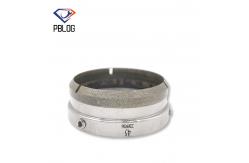 China PBLOG diamond drilling chamfering cover glass hardware tools hollow chamfering set supplier