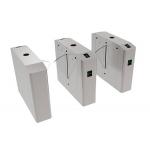 Lane 600mm Retractable Flap Barrier Card Reader Integrate Entrance Wire DC24V for sale