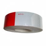 High Visibility Red White Reflective Tape For Vehicle 6 Inchx6 Inch for sale
