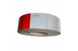 China High Visibility Red White Reflective Tape For Vehicle 6 Inchx6 Inch supplier