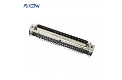 China 100 Pin SCSI Connector Female DIP Right Angle PCB MDR Connector supplier