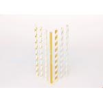 Durable Thick Paper Drinking Straws Reusable  FDA Approved No Pulluting
