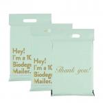 10x13 Inch Handle Compostable Mailing Bags Adhesive Thick Waterproof PE Poly