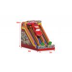 Racing Car Theme Dry Inflatable Slides Customized 8x5x6m