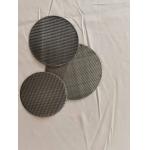 14X88mesh Black Iron  Round Wire Mesh Screen For Chemical Grain Filter for sale