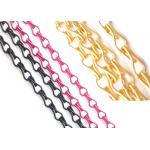 Anti-static Hook Chain Link Metal Mesh Curtain Anodized Aluminium Material
